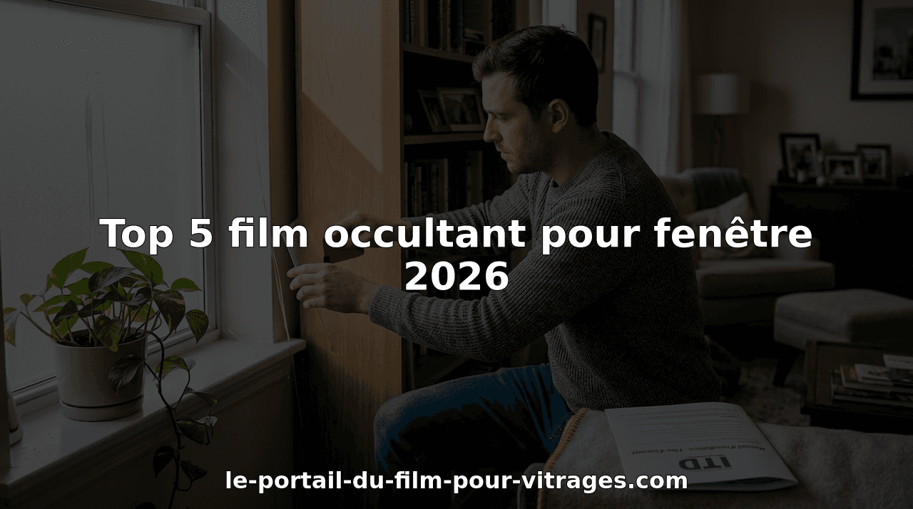 Top 5 film occultant pour fenêtre 2026