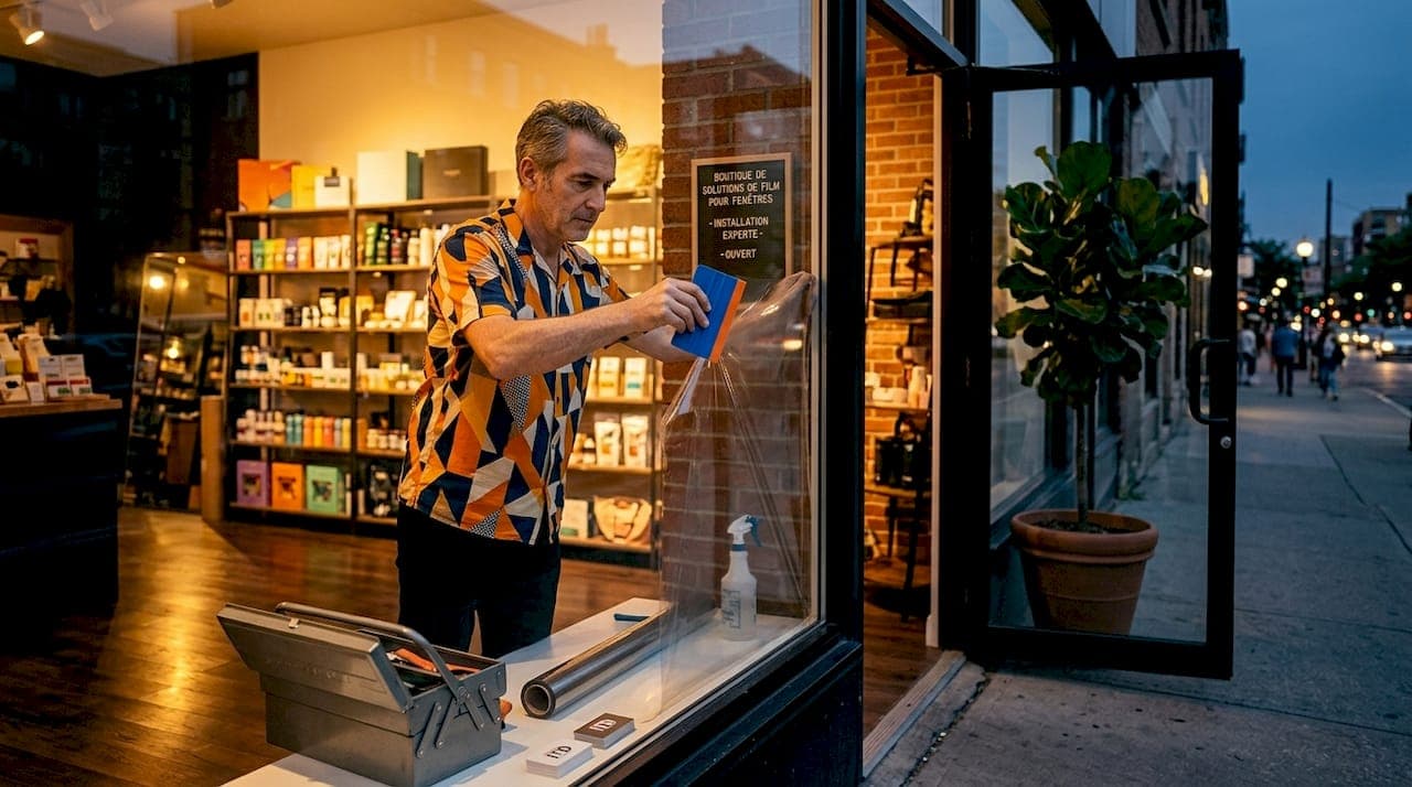 Film pour vitrine magasin : explications et conseils pro