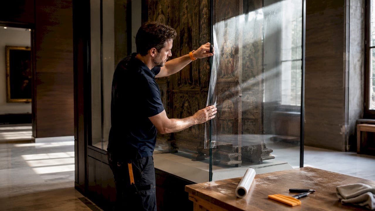 Film vitrage pour musées : protection des œuvres d'art